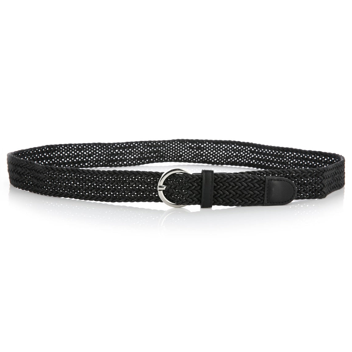 Riem Vlecht zwart 120cm