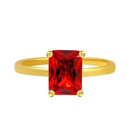 Ring Shimmer Koper rood size 17