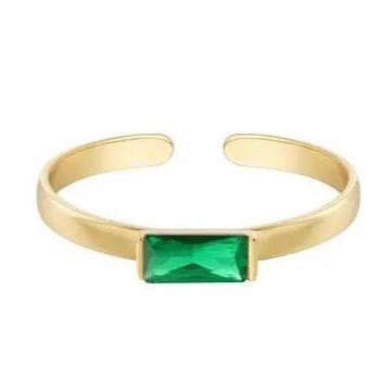 Ring Steen groen one size