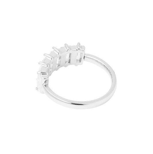 Ring Steentjes zilver