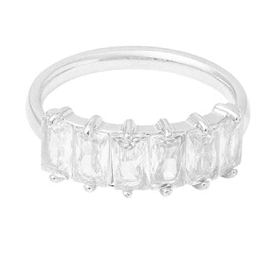 Ring Steentjes zilver