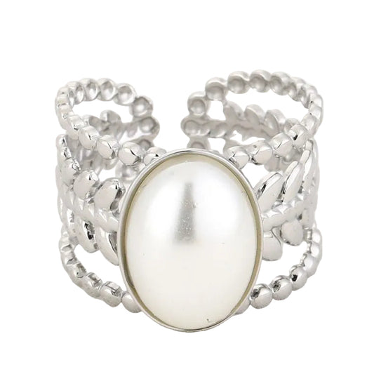 Ring Parel zilver one-size