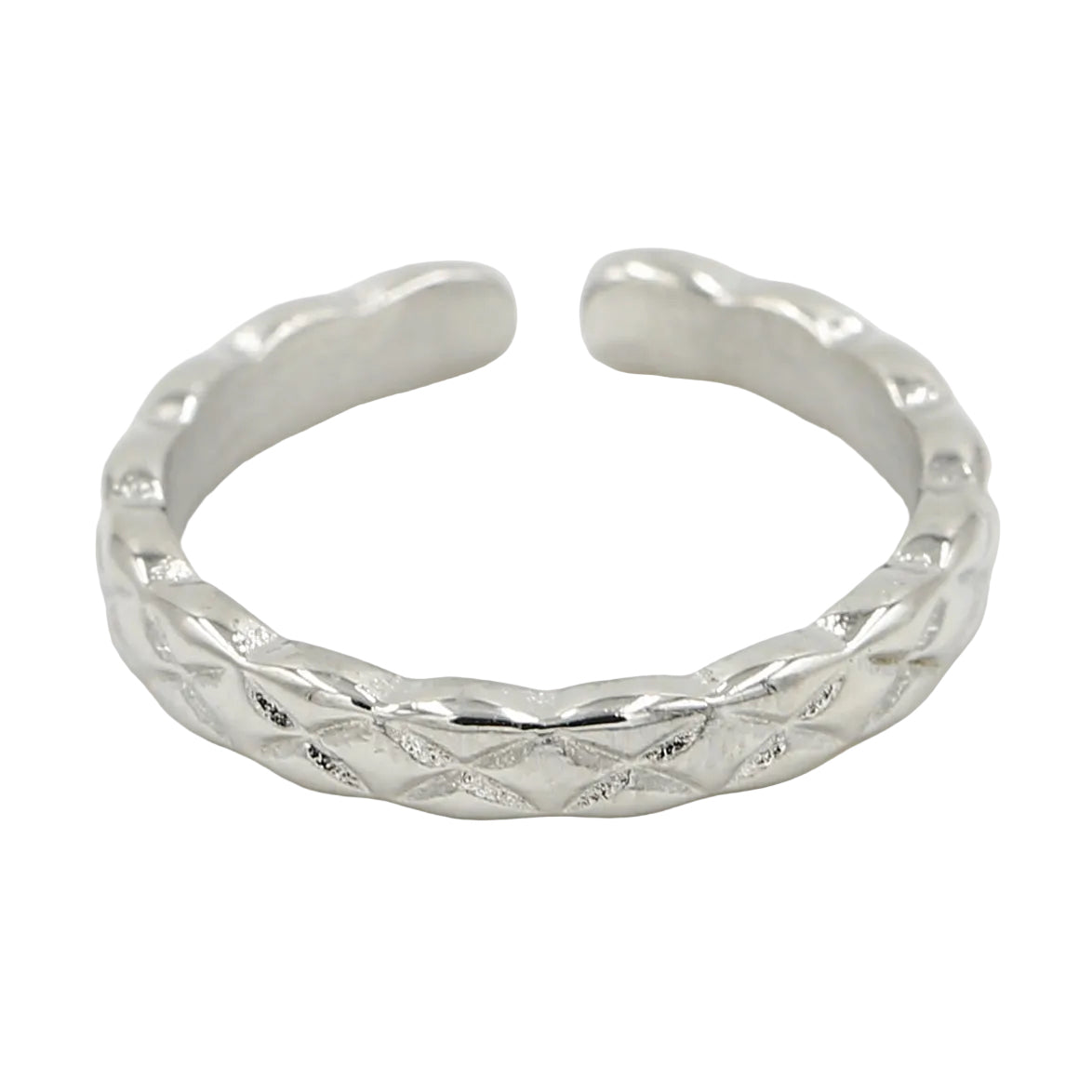 Ring Patroon zilver one-size
