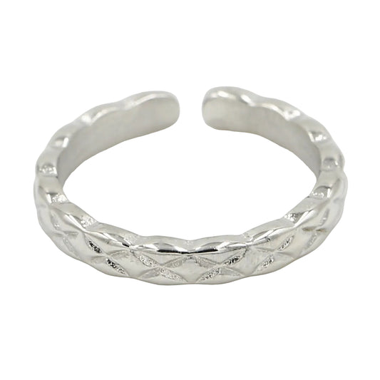 Ring Patroon zilver one-size