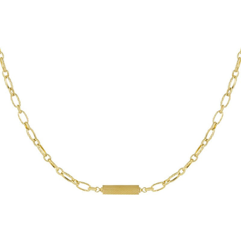 Schakelketting met Bedel Charm goud