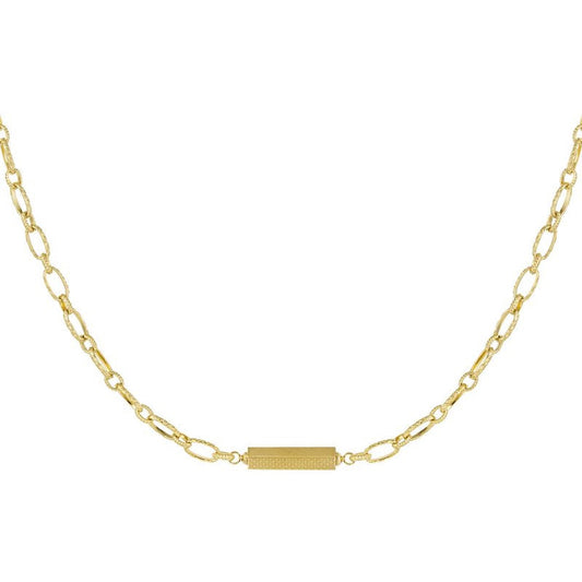 Schakelketting met Bedel Charm goud