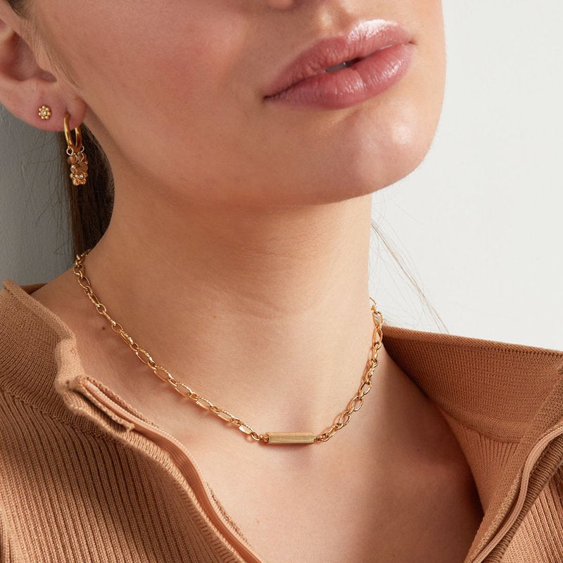 Schakelketting met Bedel Charm goud