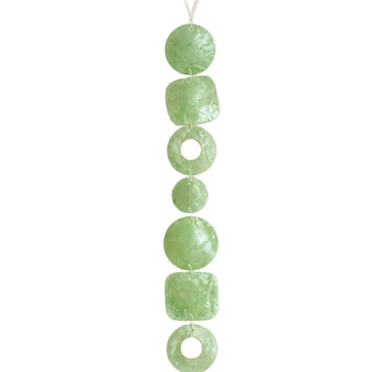 Schelpenslinger Capiz Freestyle mint 5x5x180cm