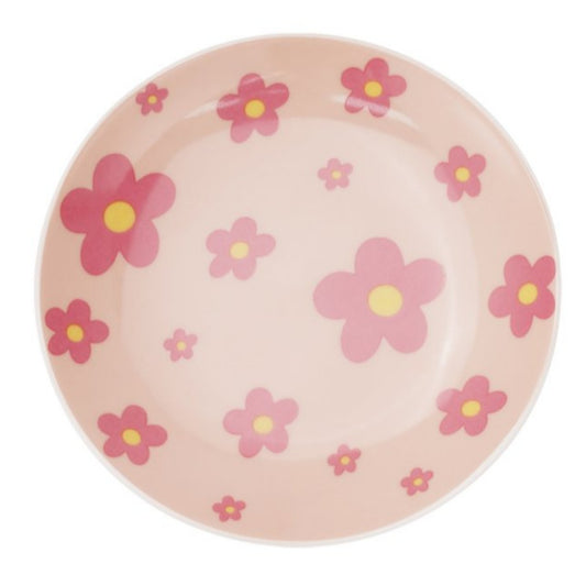 Sieradenschaaltje Flower Power Rond lichtroze 12cm