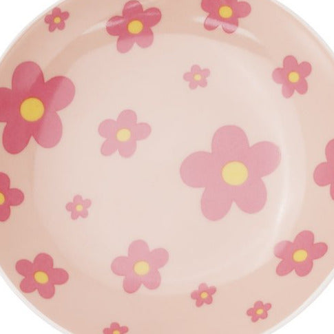 Sieradenschaaltje Flower Power Rond lichtroze 12cm