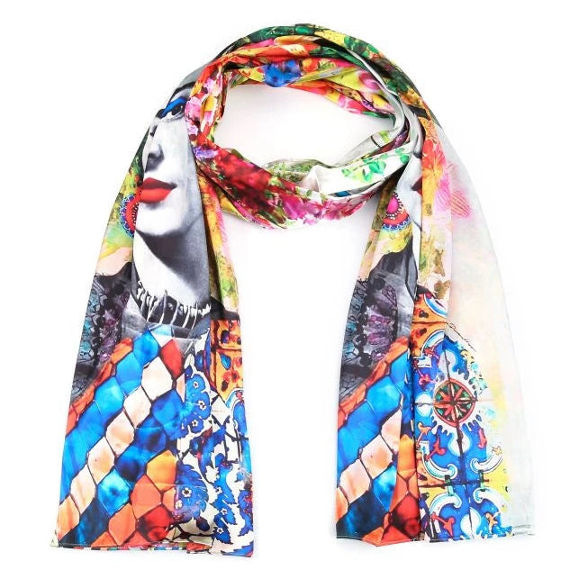 Sjaal Frida multi 180x70cm