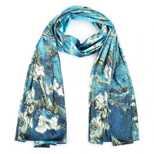Sjaal Klassiek blauw 180x70cm