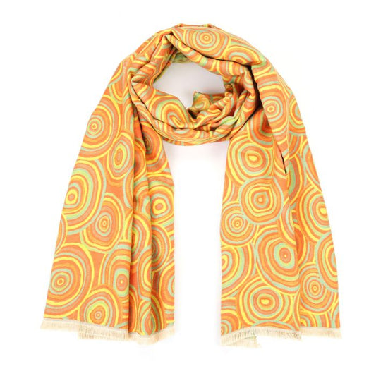 Sjaal Luxe Retro multi 185x65cm