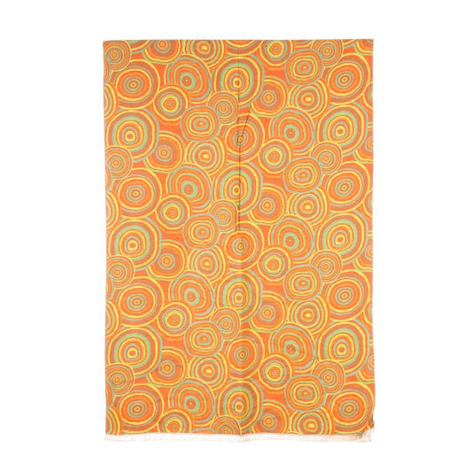 Sjaal Luxe Retro multi 185x65cm detail