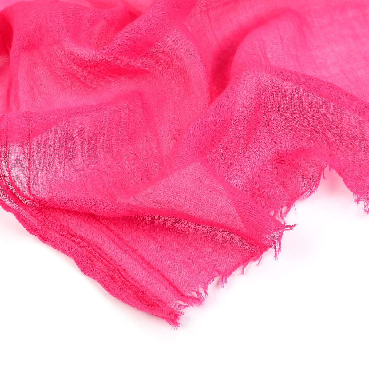 Sjaal Zacht Effen fuchsia 100x180cm detail