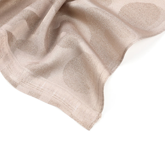 Sjaal Chique Luipaard khaki 180x90cm detail
