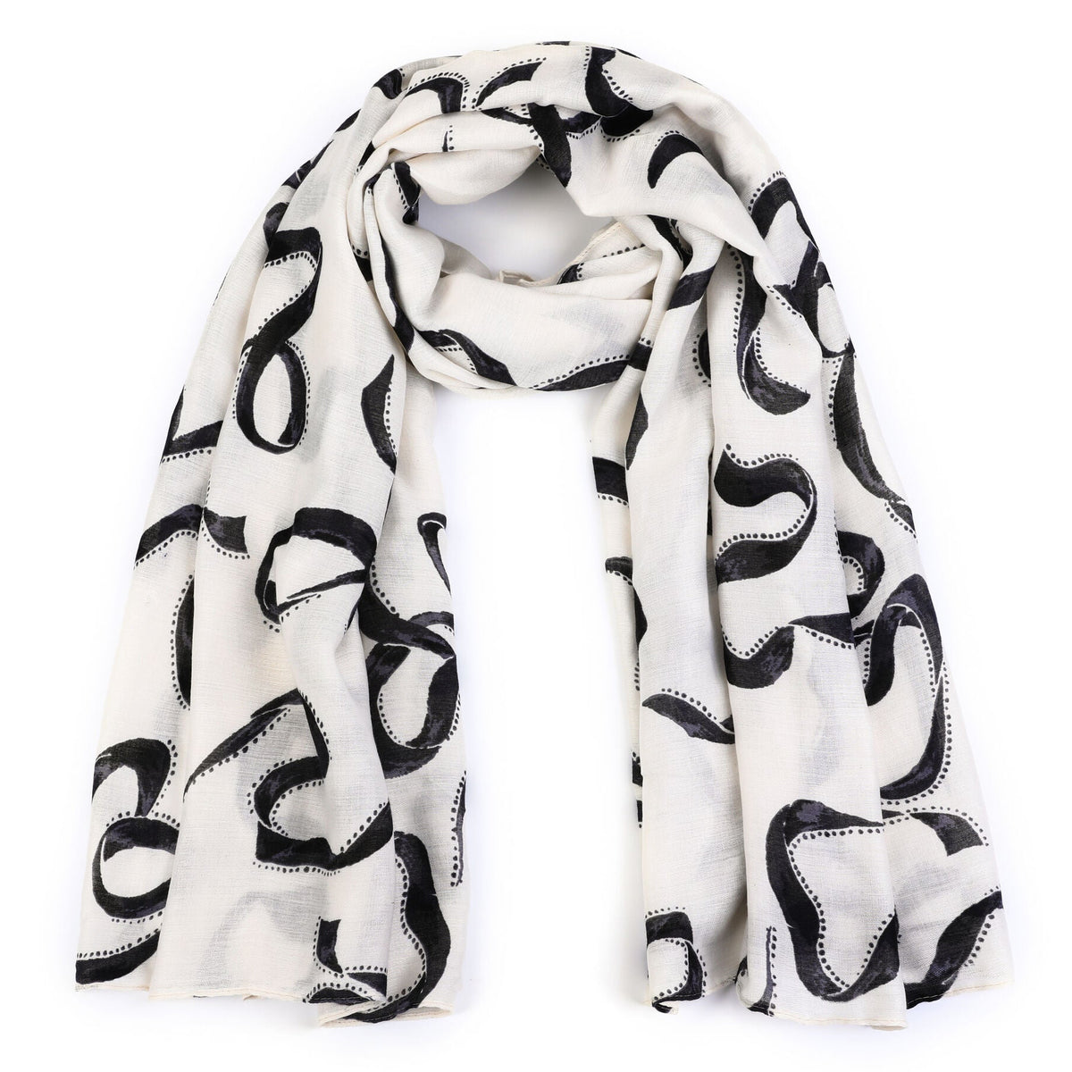 Sjaal Klassiek Motief Zacht beige 180x80cm