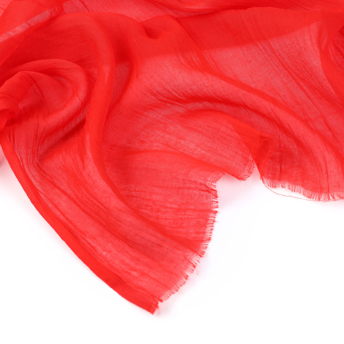 Sjaal Zacht Effen rood 180x100cm