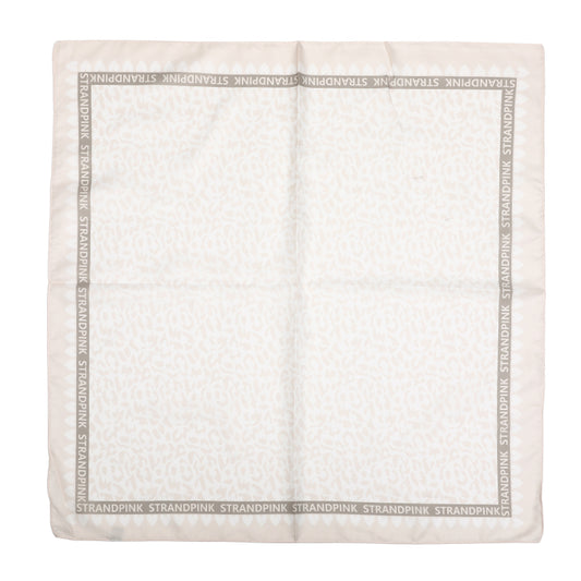 Sjaaltje Luipaard vierkant beige 70x70cm