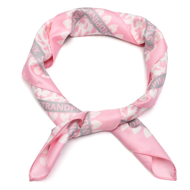 Sjaaltje Luipaard vierkant roze 70x70cm voorbeeld