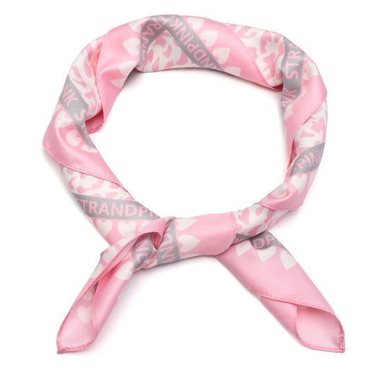 Sjaaltje Luipaard vierkant roze 70x70cm voorbeeld