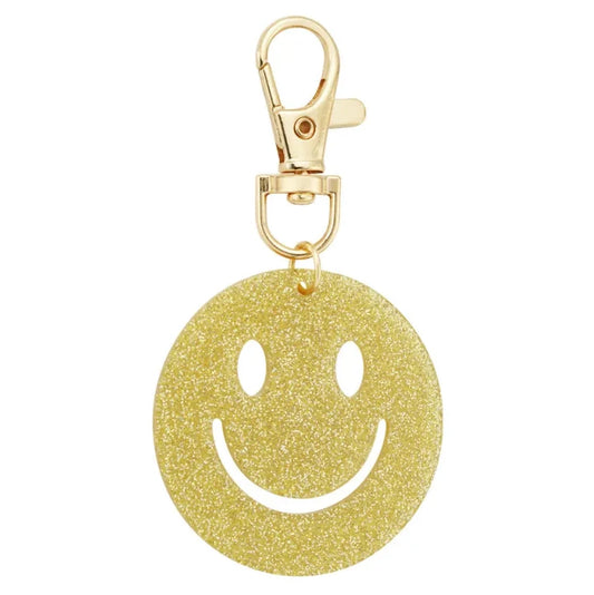 Sleutelhanger Keep Smiling goud