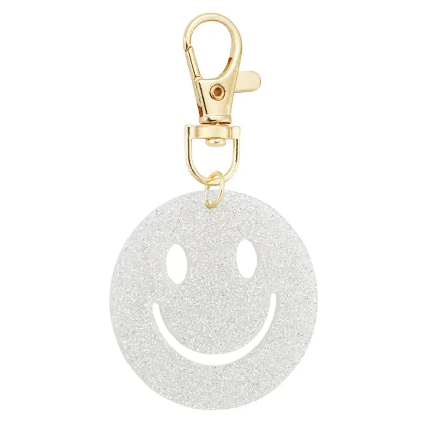 Sleutelhanger Keep Smiling goud zilver