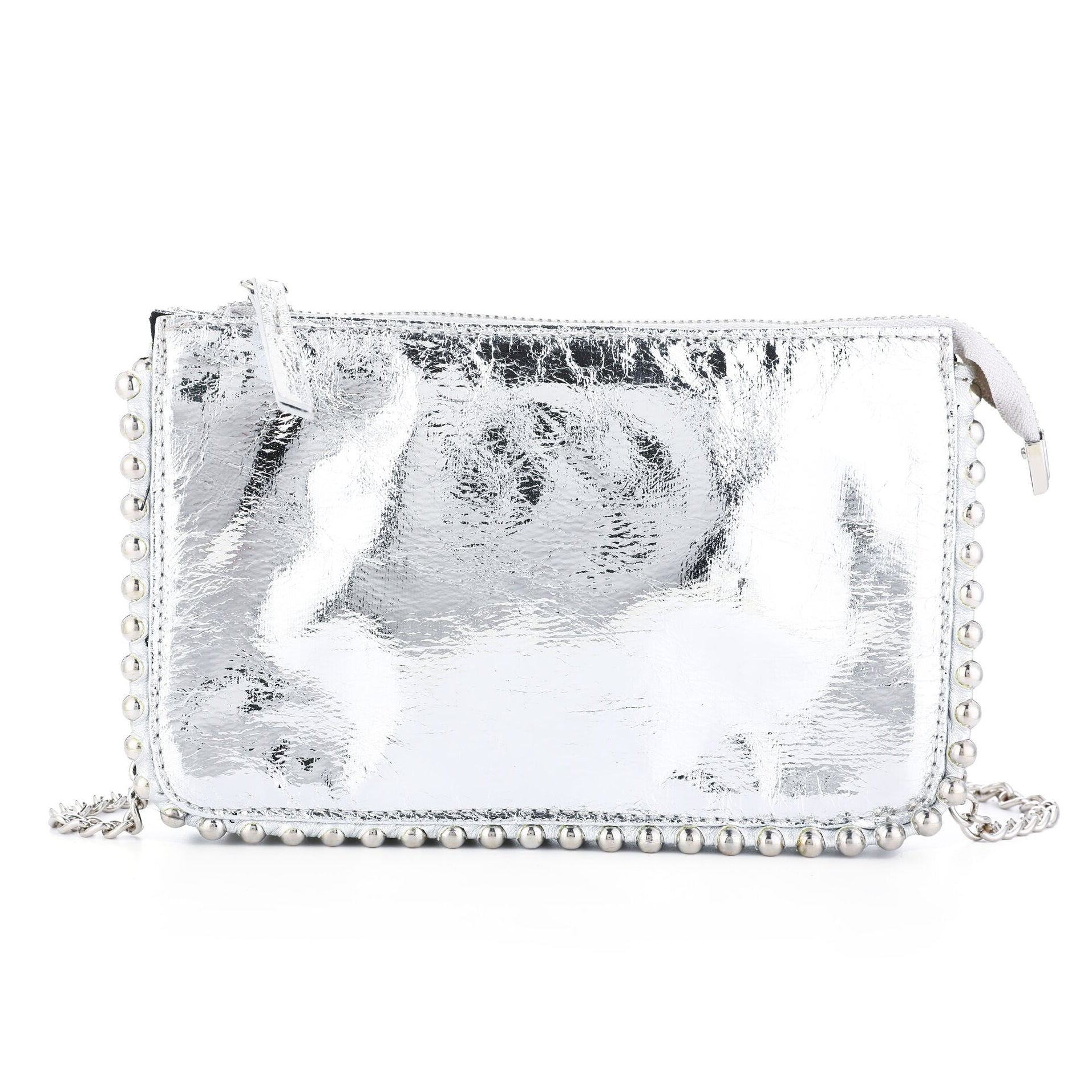 Tas zilver 24x15cm
