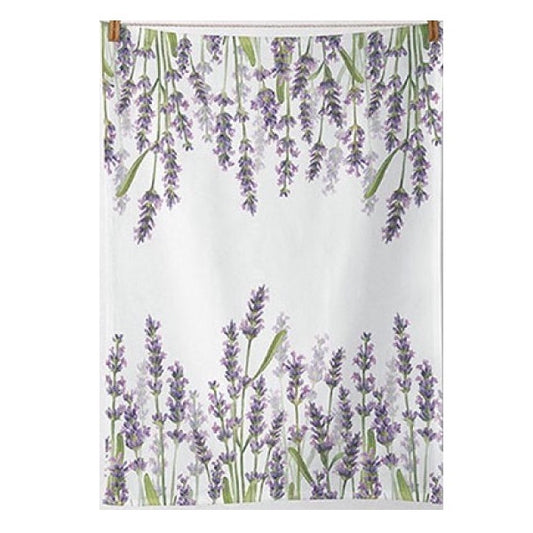 Keukendoek Lavender Shades Katoen wit 70x50cm