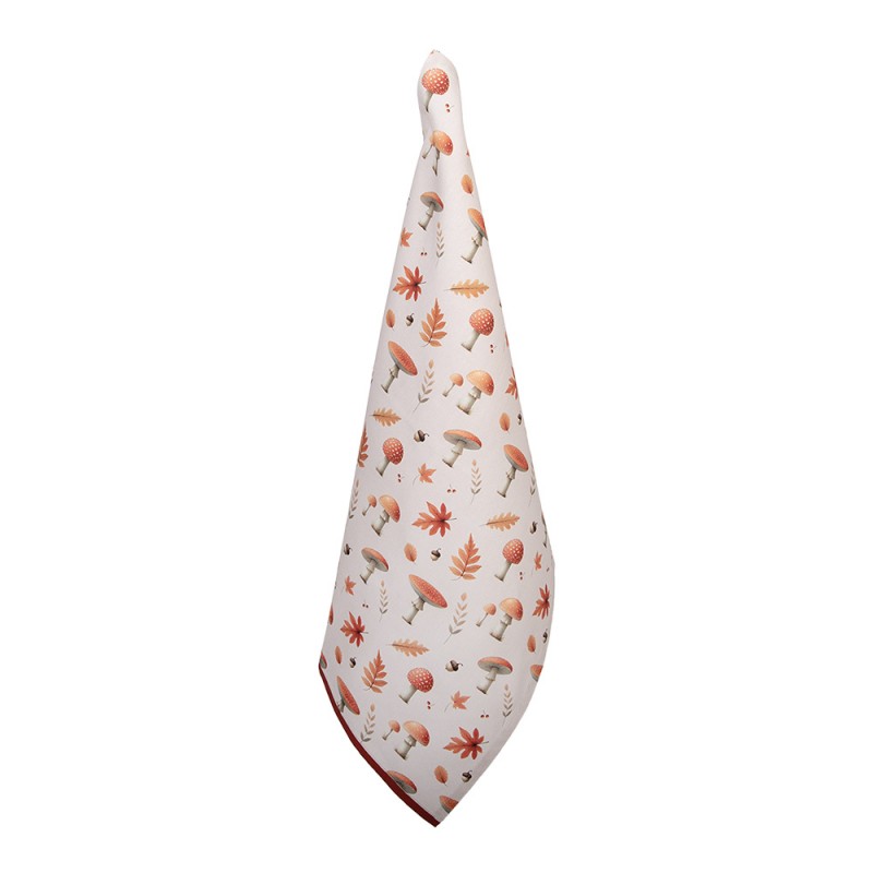 Theedoek Herfst beige 70x50cm