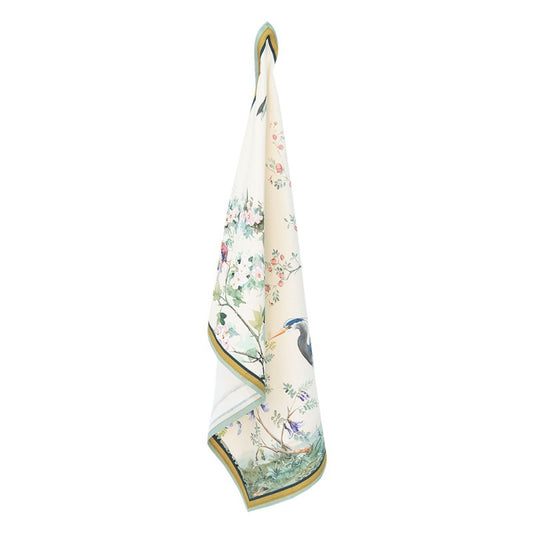 Theedoek Tropisch beige 70x50cm