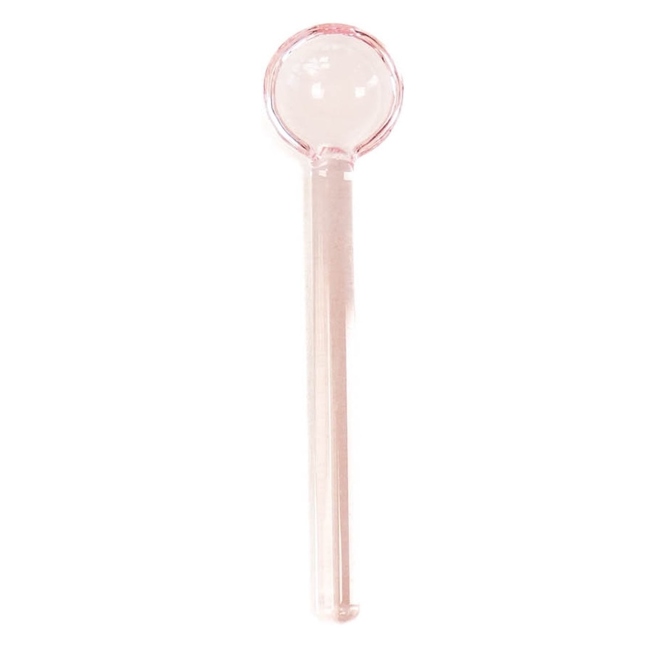 Theelepels set-van-4 Glas roze 3x2x11cm