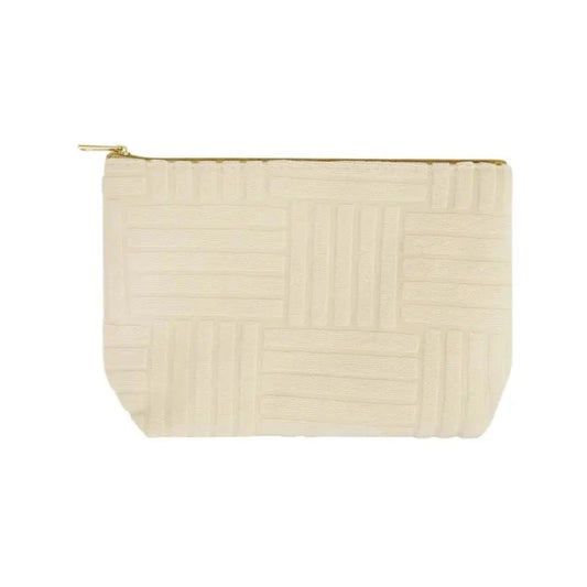 Toilettas Jacquard beige 20x13x6cm