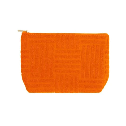 Toilettas Jacquard oranje 20x13x6cm