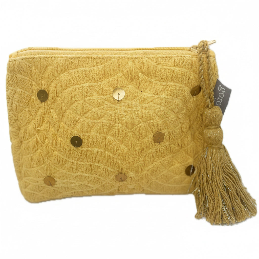 Toilettas Jade Sun geel 25x15cm