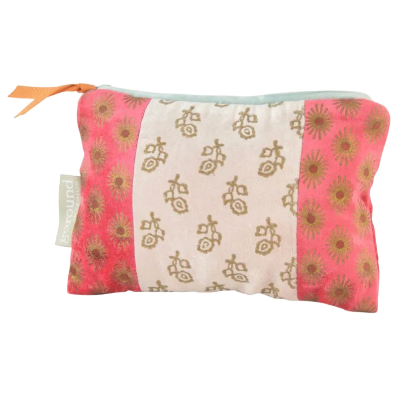 Toilettas IR Rhea DP roze goud 22x15cm