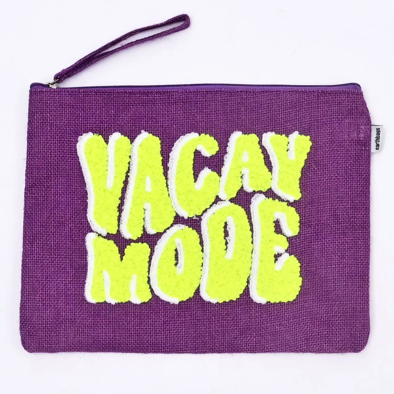 Toilettas Neon Vacay Mode paars 31x23x1cm