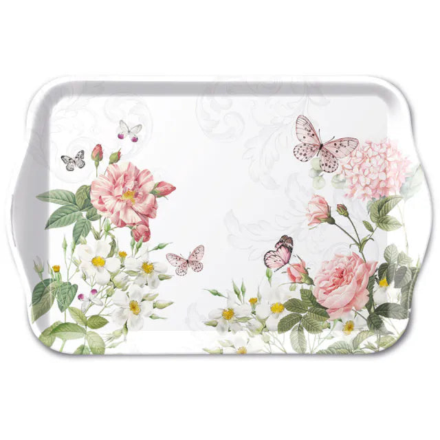 Tray Amelia white 13x21cm