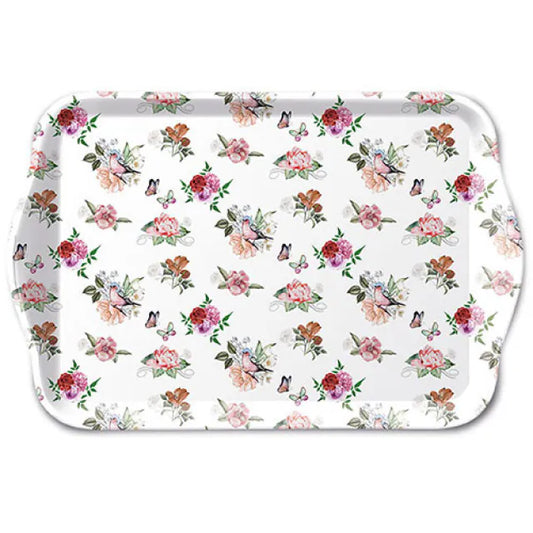 Tray Charlotte white 13x21cm