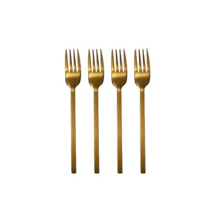 Vorkjes Charlot set-van-4 RVS roségoud